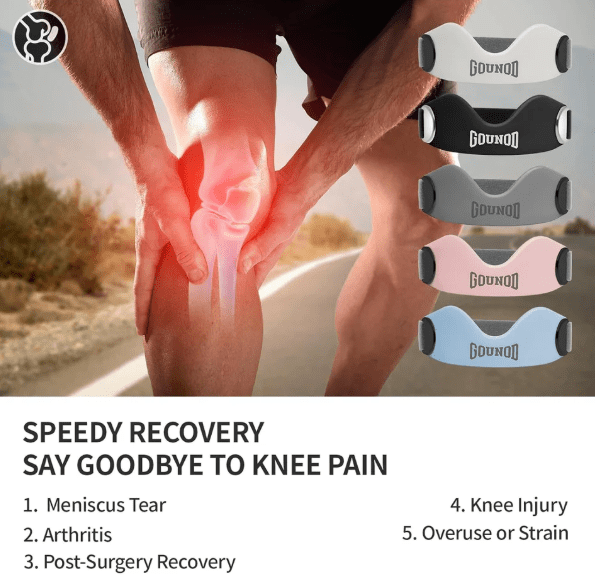 Correa de soporte rotuliano para el dolor de rodilla y la tendinitis (incluye 2 correas - VELIROCorrea de soporte rotuliano para el dolor de rodilla y la tendinitis (incluye 2 correasVELIROVELIROCorrea de soporte rotuliano para el dolor de rodilla y la tendinitis (incluye 2 correas